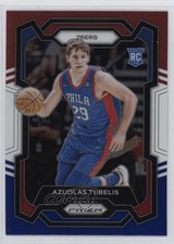2023-24 Panini Prizm Red White & Blue Prizm Azuolas Tubelis #283 1k98