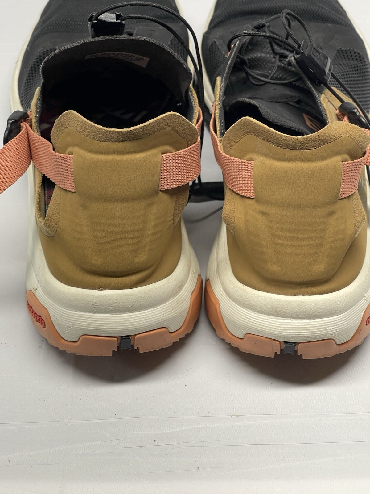 Salomon Flat Socks T4 donna nero marrone maglia sneakers coulisse taglia 9