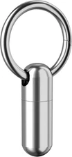 ZXLLM Small Pill Case Keychain Portable Pill Container Waterproof Titanium NEW!!