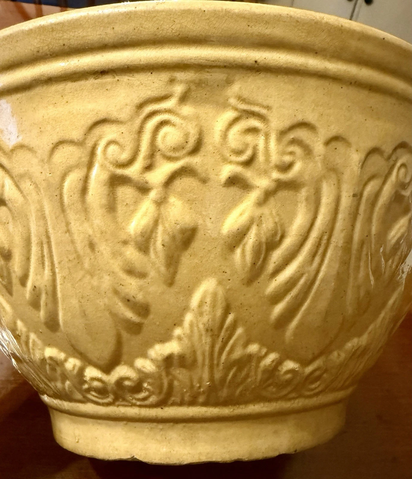 RARE Antique 19th Century J.E. Jeffords Yellow Earthenware Mixing Bowl 10"
Opens in a new window or 