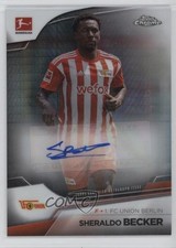 Sheraldo Becker Chrome Bundesliga 2022 Prism Refractor /165 Auto