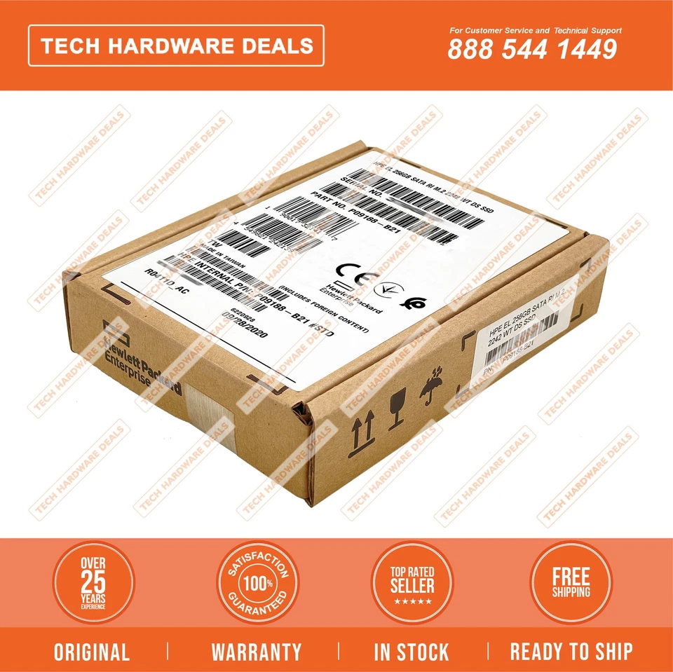 AF256GSMIA-HP  RETAIL BOX HPE 256GB SATA RI M.2 2242 DS SSD - Image 2 of 3