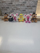 Lot of 6 FNAF Funko Plush Five Nights at Freddy's 2016 USED READ