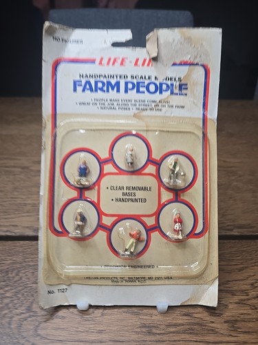 Life Like Farm People De Colección Accesorios Ferroviarios Escala HO Figuras Nº 1127 Nuevo | Zustand: New