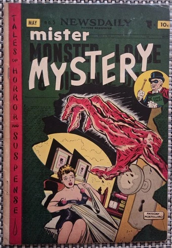 Mister Mystery #5 1952 Aragon No Weird Chills Pre-Code Horror 50s FOREIGN READ