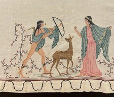 Vintage Aphrodite & Artemis Micro Cross Stitc...