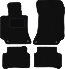 Fu&szlig;matten Automatten Velours Schwarz f&uuml;r Mercedes CLS W218 2009-2016 4-tlg