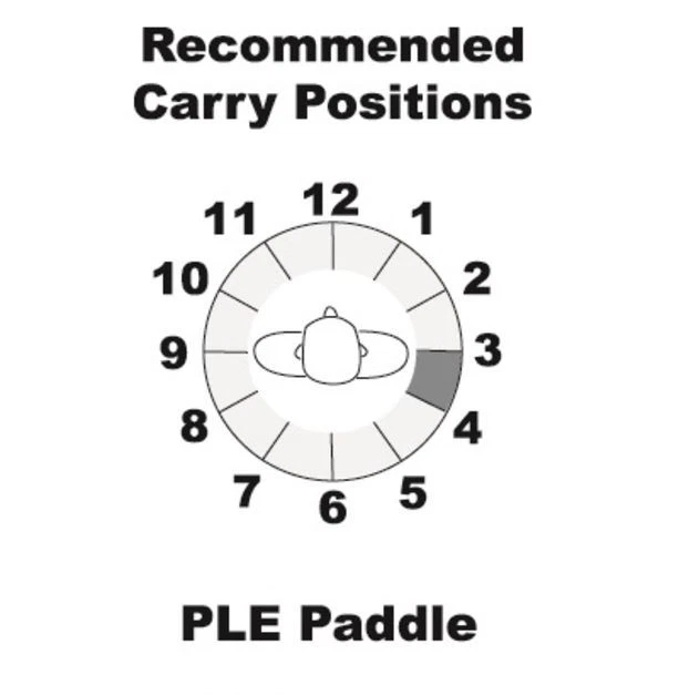 Galco Professional Law Enforcement Paddle Holster, Right Hand, Black - : PLE160B - Image 3 of 3