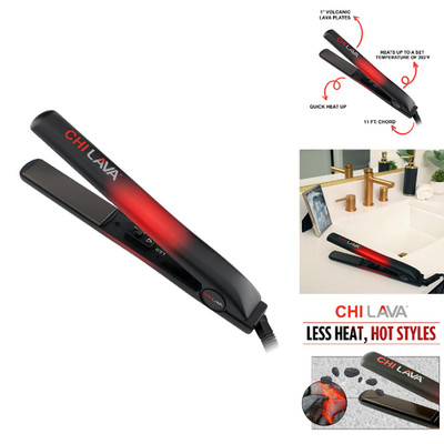 Chi Original Lava Ceramic Flat Iron Hair Straightener For An Even Smooth Finish