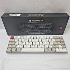 Keychron V6 Wired Mechanical Keyboard, Hot-Swap, Knob, K Pro Red Switch, RGB