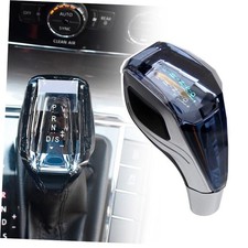 Touch-Activated LED Illuminated Crystal Gear Shift Knob Compatible with Most