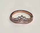 Pandora Princess Wishbone Ring 14K Ring Size 60