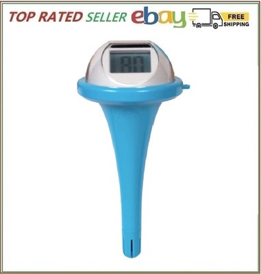 GAME Solar Digital Pool & Spa Floating Thermometer, Solar Powered, Fahrenheit...
