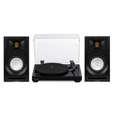 Fluance RT81 Vinyl Turntable Record Player and Ri71 Powered Bookshelf Speakers