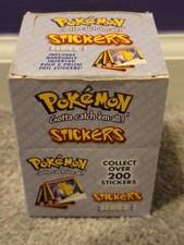 Artbox Pokemon Serie 1 Sticker Box 1999 - 30 confezioni sigillate/scatola aperta/danneggiata