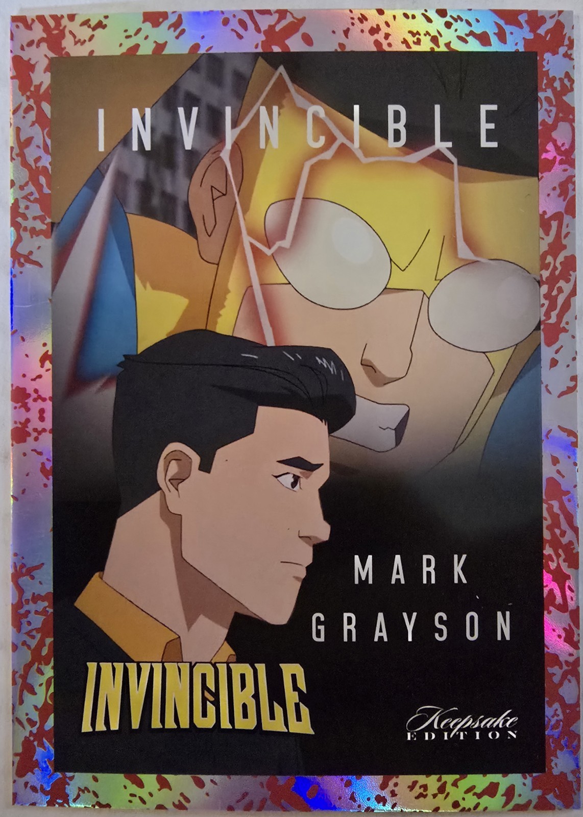 Invincible - #212 MARK GRAYSON BLOOD SPLATTER HOLO CARD - 2025 Keepsake