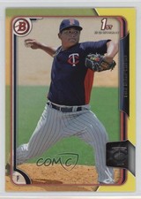 2015 Bowman Prospects Yellow Chih-Wei Hu #BP112 1f0