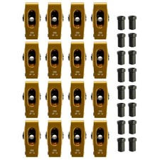 Aluminum Roller Rocker Arms Set 1.6 Ratio 3/8" Fits for Chevy Small Block Gen I