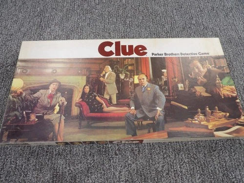 Vtg 1972 CLUE Mystery Detective Board Game Parker Brothers Complete Original Set
