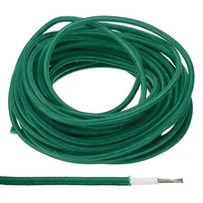 9.8Ft 18AWG Electronic Wire High Temperature Electrical Silicone Cable, Green