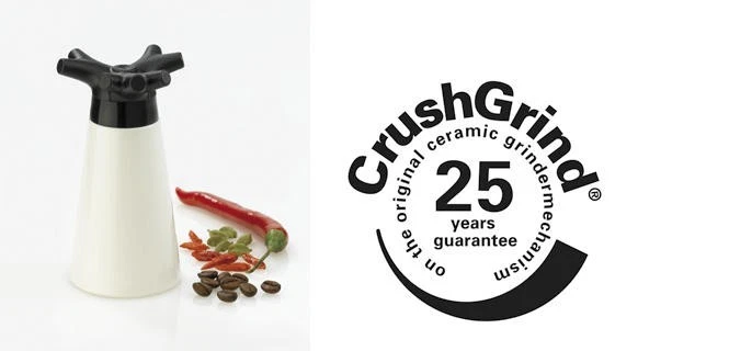Koziol PI:P Spice Mill w/ CrushGrind® Ceramic Mill - Peppers, Salts - 3 Colors