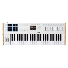 Arturia KeyLab Mk3 49 Keyboard MIDI Controller DAW Integration White