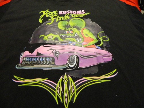Collection Ed Roth Rat Fink Geschenk für Fan schwarz (2XL) Herren T-Shirt - Bild 5 von 6