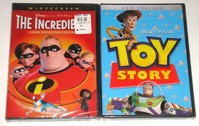 Disney Pixar DVD Lot - Toy Story & The Incredibles (New) | eBay