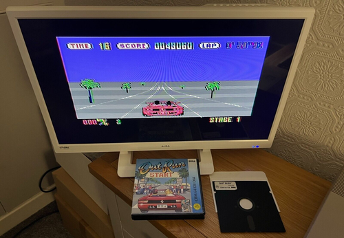 U.S. Gold Sega Outrun Commodore 64 Disk - Rzadki działa -👽👾Pomysł na prezent retro👾👽 - Zdjęcie 2 z 24