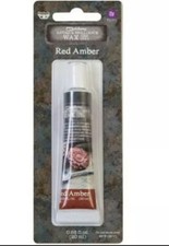 Finnabair Art Alchemy Antique Brilliance Wax .68 Fluid Ounce-Red Amber