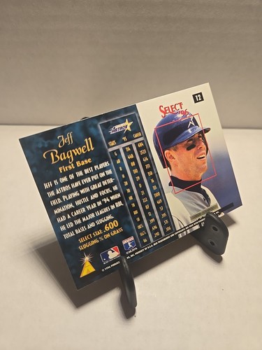 1996 Select Baseball #12 Jeff Bagwell Houston Astros 112824 - Picture 7 of 7
