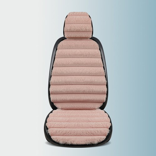 Plush Striped Car Seat Cushion Winter Warm Front Rear Seats Cover Protector Pad - Bild 28 von 41