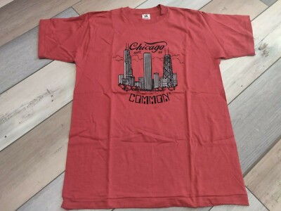 Vintage Common Rapper Hip-Hop Chicago Skyline Sept. 95 Tour T-Shirt - Men's L