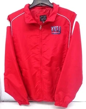 New York Giants G-III Men's Large Liquid Chrome Track Jacket