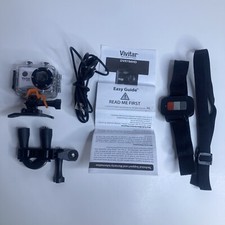 Vivitar Full HD 1080p Action Cam DVR786HD 60FPS 12 Megapixel  Waterproof Case.