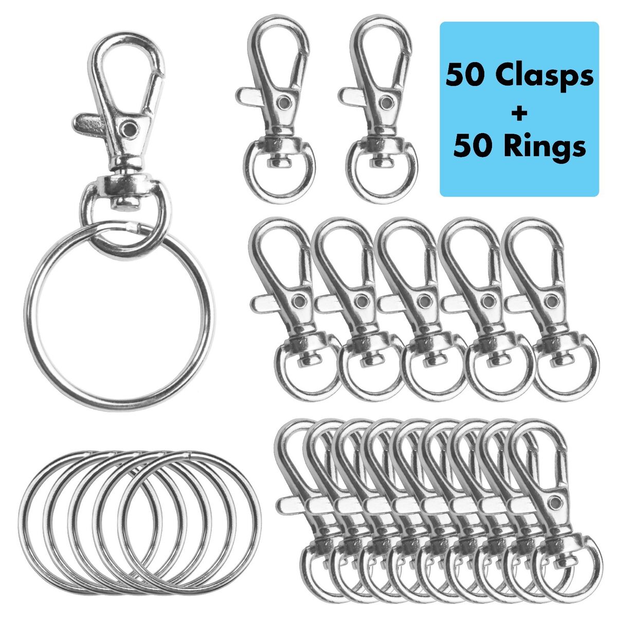 Swivel Lanyard Snap Hook w/Keyring Swivel Lanyard Snap Hook w/Keyring