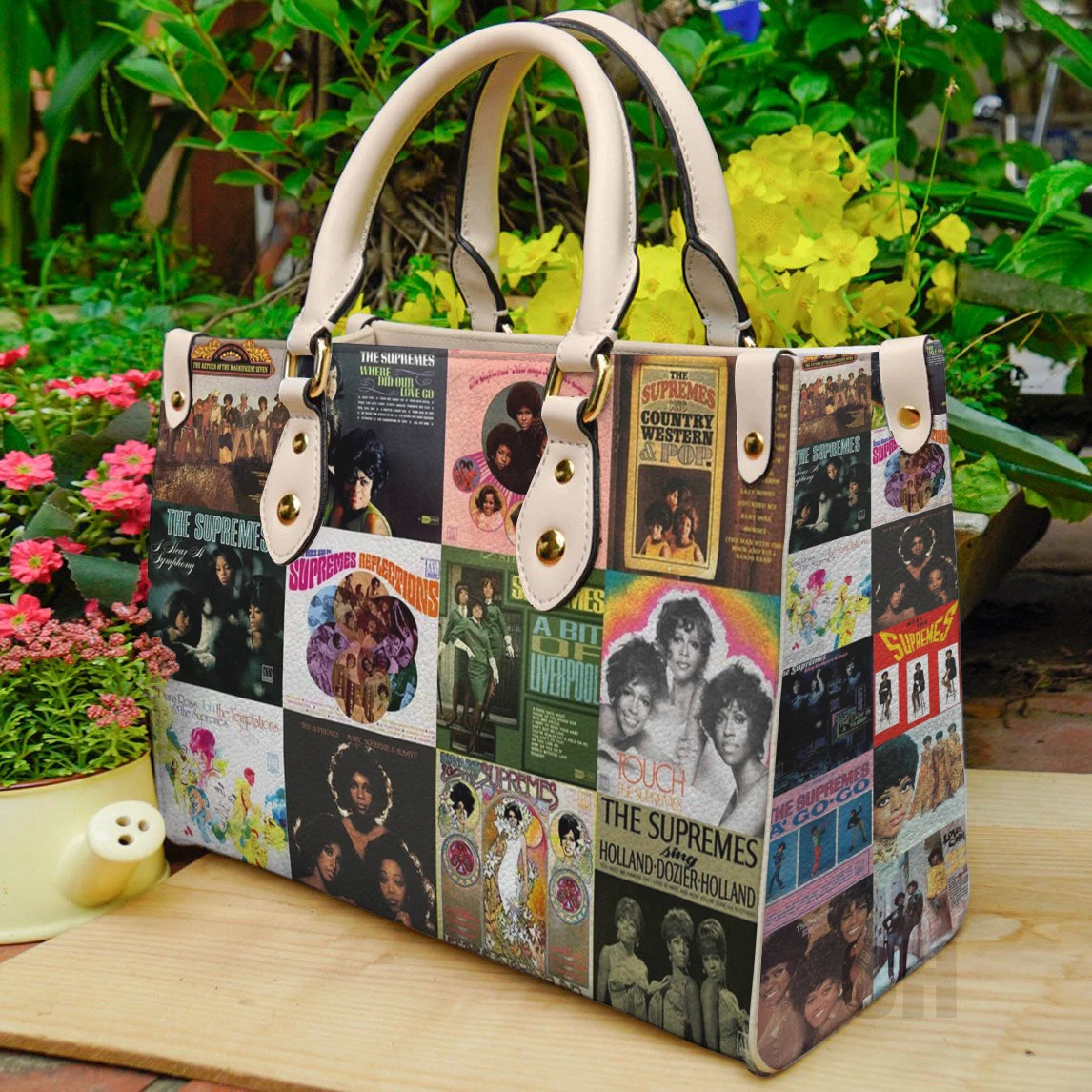 Sac à main cuir femme personnalisé The Supremes