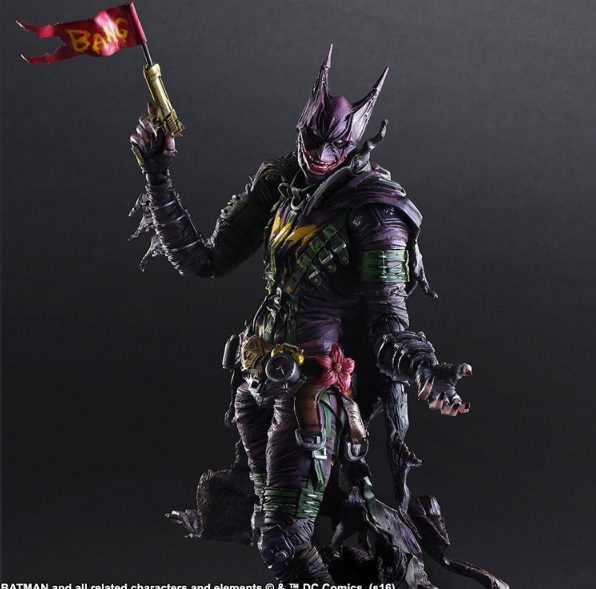 The Joker Batman Together Play Arts Kai Action Figure Statue Toy DC Comics Boxed