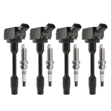 UF849 4pcs Ignition Coil and Spark Plug For 2018-2020 Toyota Camry 2.5L L4