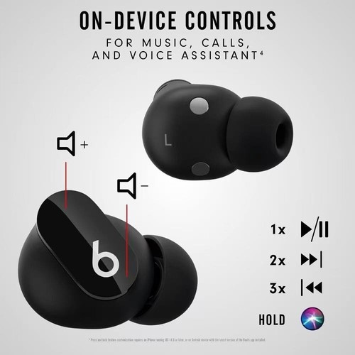 Beats Studio Buds| Brand New| Wireless Noise Cancelling |Black/White - Picture 13 of 19