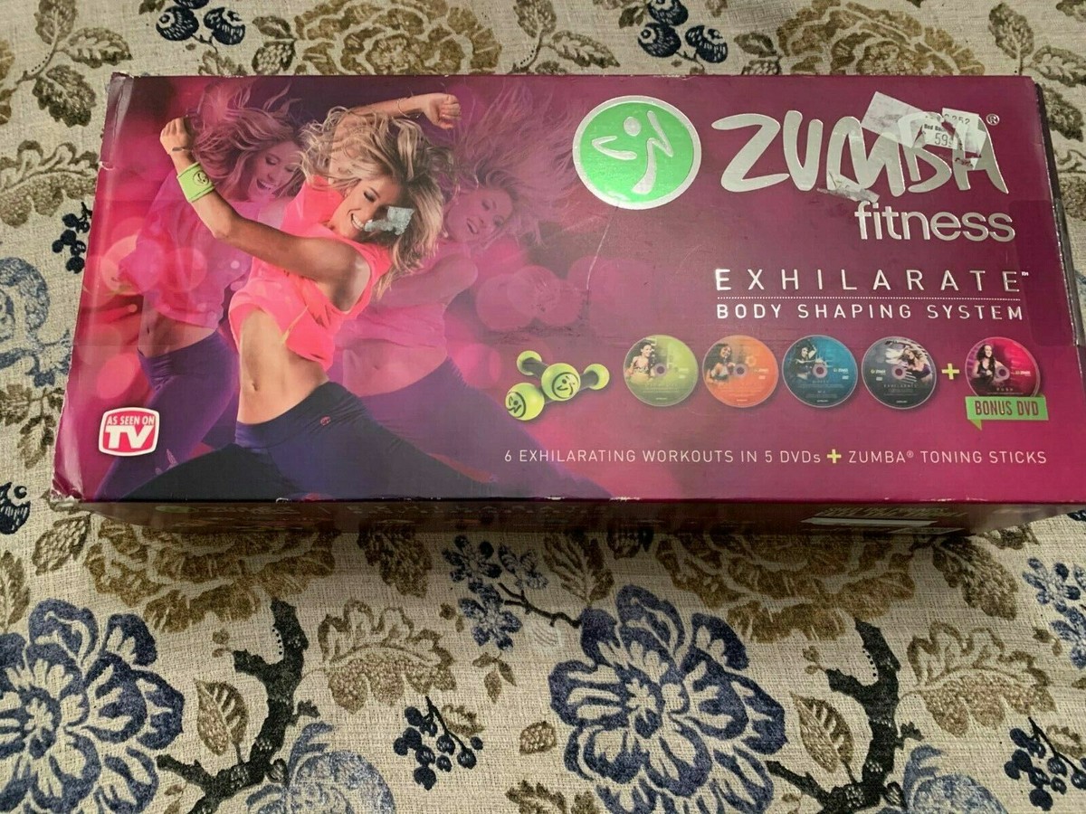 Zumba Exhilarate Body Shaping System セット Amazon.com: Zumba Fitness Exhilarate Body Shaping System DVD Set +