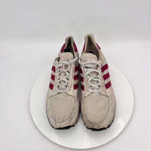 Vintage Adidas Originals Forest Grove Men Size 11 White Red Shoe Made in Taiwan - Picture 3 of 14