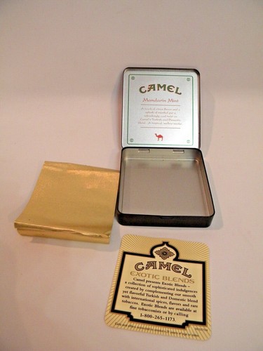 Caja de lata de mezclas exóticas camel mandarina menta - Imagen 5 de 5