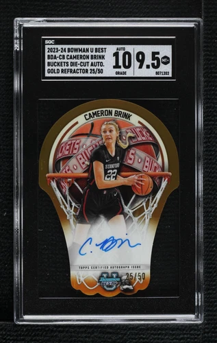 2023-24 Bowman University Best - Cameron Brink #BDA-CB
