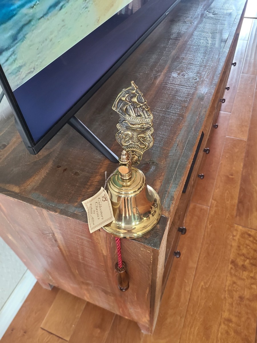 Vintage Ethan Allen Brass Bell Collector's Classics Metal