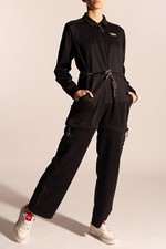 adidas Women's R.Y.V Zip Off Leg Jumpsuit Black Size Small 150