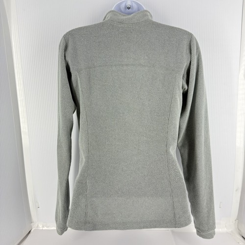 Arc'teryx 1/4 Zip Pullover Womens XS Light Gray Lightweight Fleece Sweater - Picture 3 of 11