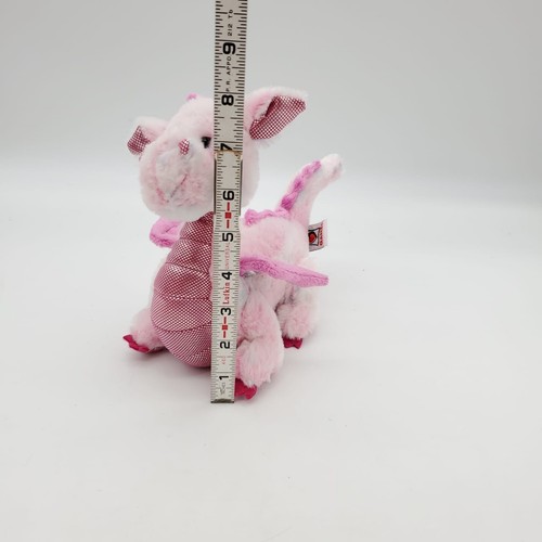 Ganz Whimsy Dragon Plush Toy 8" Pink & White Stuffed Animal Plush Sparkle No Cod - Picture 7 of 7