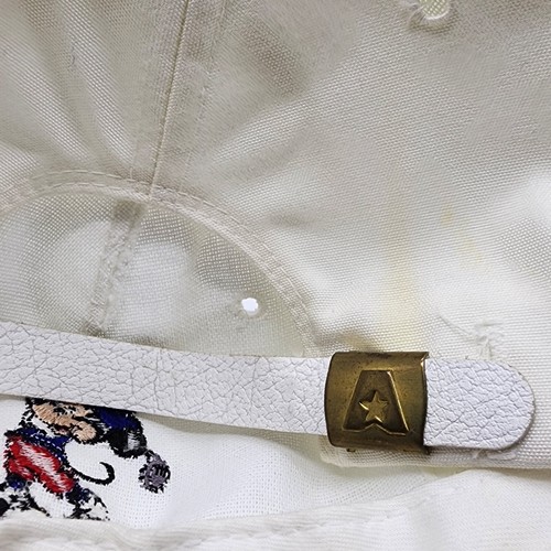 Mickey Mouse Golf Pro Mickey Disney Vintage Strapback Cap Hat White Free Shippin - Picture 5 of 7