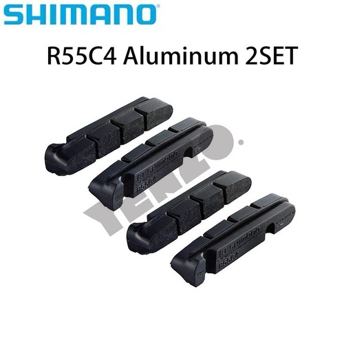 SHIMANO R55C4 DURACE ULTEGRA 105 ROAD BIKE V BRAKE PADS Aluminium Rim 2 Sets eBay
